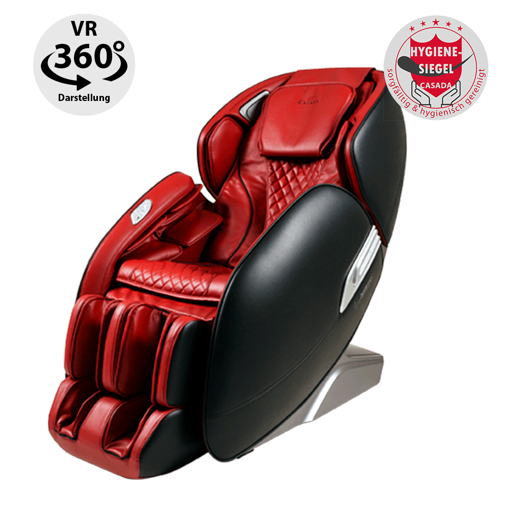 AlphaSonic II-Massagesessel rot/schwarz (AUSSTELLUNGSSTÜCK)